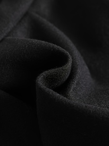 Abrigo tipo cárdigan de poliéster con botones y lazo, estilo coreano, estampado irregular, solapas de felpa y costuras Mao Mao para bebé niña/niña pequeña, ideal para invierno. - Product Image 5