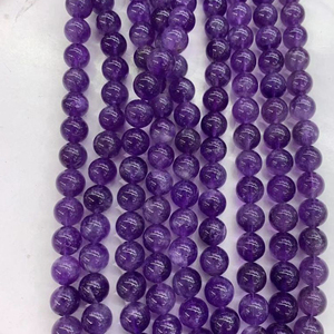 High Quality Natural Stone <b>Bead</b> Strand Round <b>Bead</b> Amethyst Stone <b>Beads</b> for <b>Bracelet</b> <b>Making</b> - Product Image 5