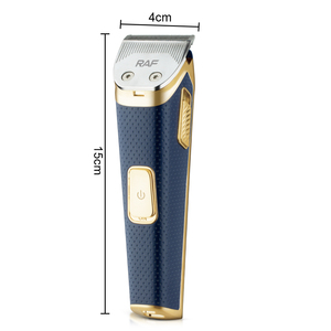 RAF High <b>Power</b> 3W <b>USB</b> <b>Cable</b> Stainless Steel Knife Head Hair Trimmer With Limit Comb Mens Shaver Manual Hair Trimmer - Product Image 3
