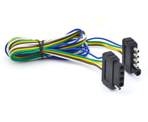 IATF16949, venta al por mayor, resistente, 2 vías, 4 vías, 5 vías, macho, hembra, enchufe de remolque, Conector de luz, Cable de alimentación de camión, fabricante de arnés de cableado - Product Image 2