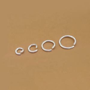 0,4-1,2mm de espesor 925 plata esterlina suave duro abierto anillos de salto accesorios de joyería para DIY fabricación de joyas 2mm 3mm 4mm 5mm 6mm 7 - Product Image 1
