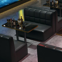 Ensemble de salle à manger moderne en acier, 3 pièces, durable, écologique, confortable, personnalisable, avec dossier en échelle, mobilier de maison pour appartements