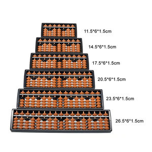 Enfants école jouets éducatifs outils mathématiques comptage cadre plastiques perles chine Soroban 7 9 11 13 15 17 tiges étudiant boulier - Product Image 6