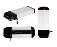 Batterie de vélo électrique 18650 21700 pour porte-bagages arrière 36V 48V 13Ah 15Ah avec support de bagages et feu arrière, batteries au lithium pour vélo électrique 1000W