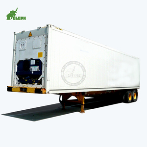 Precio barato 3 Axle 20 30 Reefer Cool Container Box Semi Remolque Camión refrigerado Remolque para almacenamiento de verduras y frutas - Product Image 2