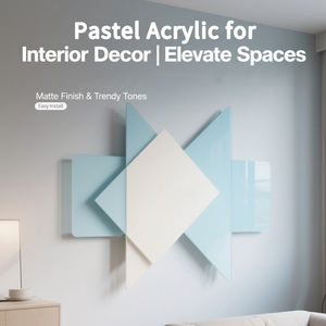 ورقة أكريليك الباستيل 3-ألوان غير شفافة 12x19 بوصة قطع الليزر النقش شبكي الباستيل ورقة الاكريليك - Product Image 3