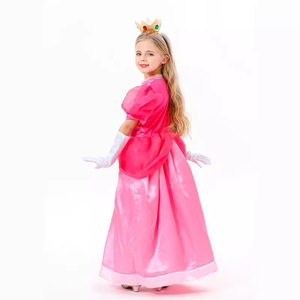 Disfraz de Princesa <span class=keywords><strong>Peach</strong></span> de Nintendo para Niños, Conjuntos para Niñas, Disfraces de Halloween - Product Image 6