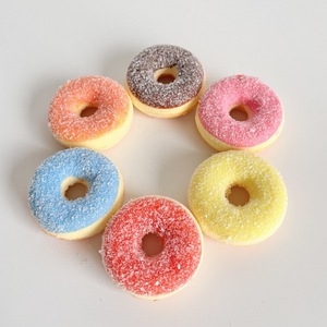 Donut sensoriel anti-stress en PU à rebond lent, imitation alimentaire, 5,5 cm - Product Image 4