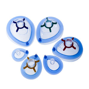 Masker Anestesi Medis PVC Sekali Pakai dengan Tali Cinco Point, Cincin Isolasi Cairan, Standar <span class=keywords><strong>CE</strong></span>, Umur Simpan 3 Tahun - Product Image 6