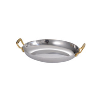 Plat de service ovale de luxe en acier inoxydable épaissi, écologique, durable et compatible micro-ondes, pour fruits de mer et steak, idéal pour la restauration