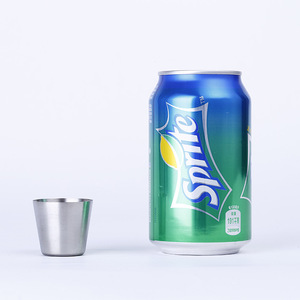 Mini taza de acero inoxidable, 38x27x34mm, taza portátil para servir cerveza, estilo sencillo - Product Image 3