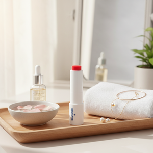 Bálsamo labial Glutanex Lip Glow Scarlet, probado por dermatólogos, libre de crueldad animal, concentrado, iluminador, de larga duración, aclarador de la piel, reparador y con brillo. - Product Image 3