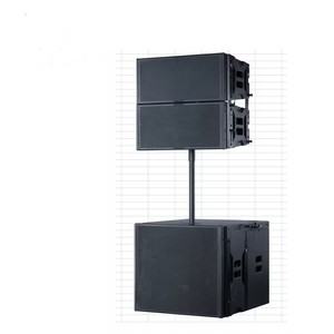 Système de sonorisation professionnel PA à double ligne avec amplificateur intégré, prix fabricant, pour sonorisation en direct LA-04 Professio - Product Image 5