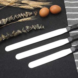 Stainless Steel Butter Spatula 6 8 10 Inch Durable Cake Scraper Baking Tool - Product Image 2