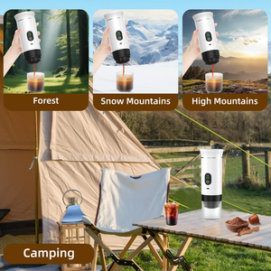 2026 Electric Fully Automatic Battery Powered Capsule Coffee Maker Portable <b>Espresso</b> Machine with Storage Bag for Camping Hiking - Product Image 6