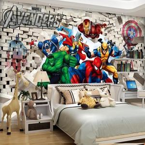 Papel Tapiz Personalizado con Foto de los Vengadores, <span class=keywords><strong>Hulk</strong></span>, Spiderman, Mural Estereoscópico 3D - Product Image 5