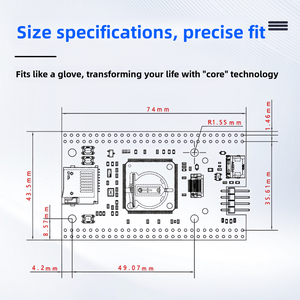แผงวงจรหลัก Cortex-M3 STM32F103ZET6แขน144ขาโมดูลการพัฒนา MCU หุ่นยนต์ควบคุมอุตสาหกรรมแบบฝัง - Product Image 3