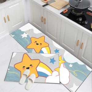 Flores e Plantas Tapetes Cozinha Banheiro Impresso Cozinha Tapete Bathmat Anti Fadiga Standing Mat - Product Image 2