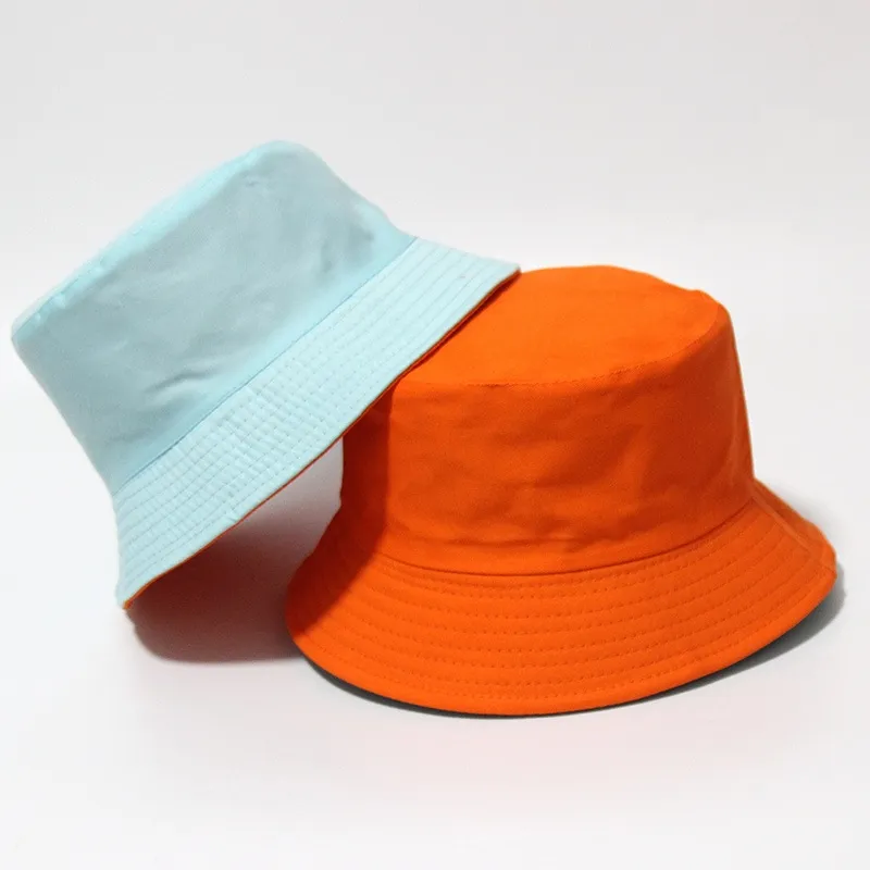 Cute Beach Fisherman Hats Reversible Double Side Wear Custom Bucket Hat for Women