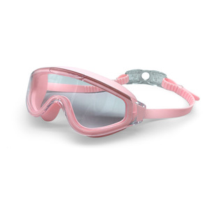 Women's Swimming Goggles Anti Fog High Definition Large Frame Waterproof Silicone Adult Swim <b>Glasses</b> With Earplugs One Piece - Product Image 3