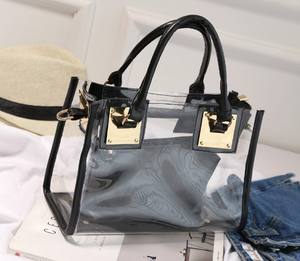 סיטונאי מוצרים אופנתיים 2025 תיק שליח נשים ברור העליון ידית כתף תיק pvc שק שק שק שקוף שק שק שק - Product Image 6