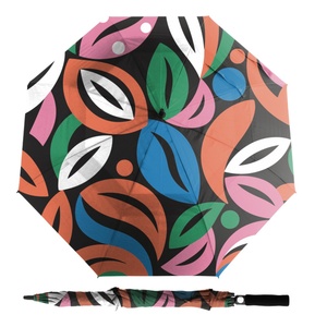 UV Protect Semi-Automatic Open Non Slip EVA Handle Fiberglass <b>Frame</b> Straight Umbrella for Men Women Golf Use Rain Sun - Product Image 1