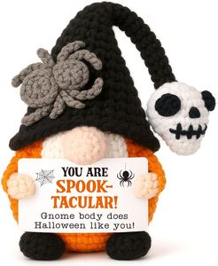 Gnomo di <span class=keywords><strong>Halloween</strong></span>, Mini <span class=keywords><strong>Scheletro</strong></span>, Ragno, Gnomo, Bambola Carina in Filato, Giocattolo all'Uncinetto Fatto a Mano, Regalo per Cesti di <span class=keywords><strong>Halloween</strong></span> - Product Image 3