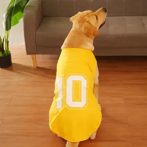 Golden Retriever Husky Labrador baju musim panas, pakaian luar ruangan hewan peliharaan kemeja anjing untuk anjing besar