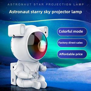Lámpara de proyector de cielo estrellado inteligente estilo astronauta ABS puesta de sol noche Internet celebridad atmósfera astronauta galaxia proyector - Product Image 3
