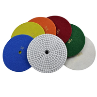 Tampon de polissage en feutre de laine de 3 pouces (75mm) Boucle de crochet Personnalisable OEM Tampons de polissage en laine compressée pour outils rotatifs Bois