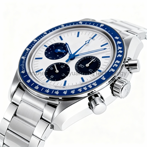 Reloj de Hombre, Resistente al Agua, con Bisel Giratorio de Cerámica, Cristal de Zafiro, Correa de Acero Inoxidable, Reloj Mecánico Automático - Product Image 4