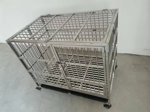 ORIENPET & OASISPET <span class=keywords><strong>Cage</strong></span> pour chien pliable S.S. avec porte d'alimentation Vente en gros de supports à fond plat Stocks prêts JJFD12987 <span class=keywords><strong>Cage</strong></span> pour animaux de compagnie Produit - Product Image 4