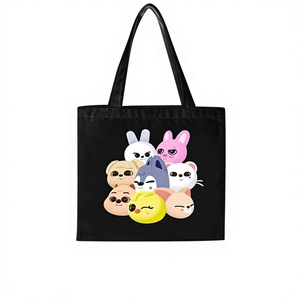 Sac en toile tendance style 5 étoiles Stray Kids pour la vie quotidienne – Vente en gros - Product Image 1