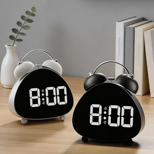 Hot Selling Cute Bedroom House <strong>Bedside</strong> Alarm <strong>Clock</strong> Loud Smart Table Led Digital <strong>Clocks</strong> - Product Image 3