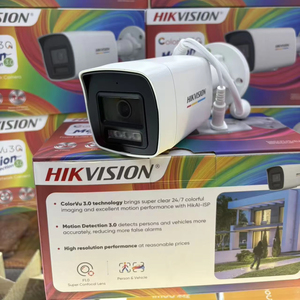 Caméra réseau bullet fixe <span class=keywords><strong>Hikvision</strong></span> originale DS-2CD1047G3H-LIUF/SL 4MP ColorVu 3.0, vision nocturne, IP67 étanche, bidirectionnelle - Product Image 1