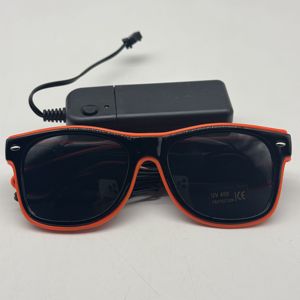 <span class=keywords><strong>Lunettes</strong></span> de fête avec lumières LED |   Multicolore, multi-style, durable, écologique, festival de musique d'Halloween 2025 - Product Image 2