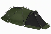 Tente de montagne personnalisée OEM 4 saisons, tente dôme d'expédition 3 personnes pour l'alpinisme, pare-vent avec jupe anti-neige, camping en plein air