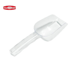 透明环保透明/银色PC塑料平底厨房用具面粉粉米勺糖果配件 - Product Image 1