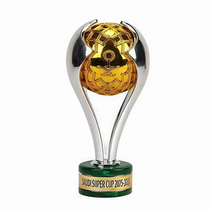 Saudi Super Cup <b>Trophy</b> 54cm Tall Metal <b>Engraved</b> Sports Award Commemorative Gift - Product Image 1