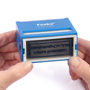 <span class=keywords><strong>Tampon</strong></span> <span class=keywords><strong>encreur</strong></span> FOSKA personnalisé pour la date, idéal pour l'expédition, le travail et les fournitures de bureau, avec encre à séchage rapide et impressions claires - Product Image 5