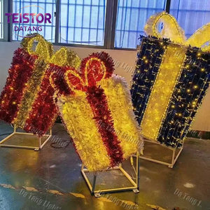 Outdoor Christmas Gift Box Arch Motif <b>Light</b> LED Decoration for Street Plaza Landscape Holiday Display - Product Image 2