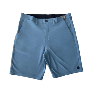 Pantaloncini da <span class=keywords><strong>uomo</strong></span> con coulisse in <span class=keywords><strong>lino</strong></span> tinta unita pantaloncini da lavoro sportivi Casual con tasche multiple - Product Image 2