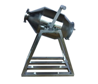 Mélangeur de poudre sèche en acier inoxydable - Mélange manuel des poudres alimentaires - Machine de mélange commerciale à commande manuelle