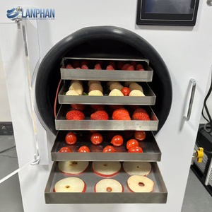 Lanphan Wifi kiểm soát 5 khay 0.5m2 giá tốt đông khô trái cây mật ong bột lyophilizer chân không đóng băng Máy sấy khô máy - Product Image 3