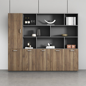 <span class=keywords><strong>Librero</strong></span> de Oficina Moderno y Minimalista de Madera Sólida, Mueble de Almacenamiento y Archivo, Decoración para Sala de Estar, Dormitorio u Oficina - Product Image 4
