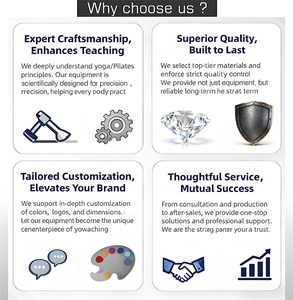 Máy tập Pilates bằng gỗ Beech bán chạy trực tiếp từ nhà máy, bộ 5 thanh trượt, dành cho phòng tập thể dục tại nhà, tập Yoga, thể dục toàn thân - Product Image 6