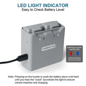 Nueva llegada Hub de carga de dos puertos bidireccional con <span class=keywords><strong>2</strong></span> baterías para <span class=keywords><strong>DJI</strong></span> <span class=keywords><strong>Mini</strong></span> <span class=keywords><strong>2</strong></span>/ se/<span class=keywords><strong>2</strong></span> se/ 4K - Product Image 3