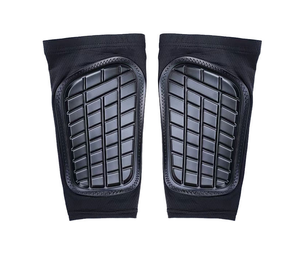 Espinilleras de fútbol y <span class=keywords><strong>baloncesto</strong></span> personalizadas, protectores de piernas de fútbol <span class=keywords><strong>con</strong></span> protección de pantorrilla, espinilleras y calentadores - Product Image 3