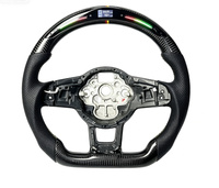 Volant en fibre de carbone LED pour Audi A1 A3 A4 A5 A6 A7 C5 C6 C7 C7.5 C8 B6 B7 B8 B8.5 B9 Gb 8v 8p B10 RS5 RS6 RS7 S5 S6 S7