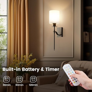 Ampoule LED E27 E26 avec support, lampe détachable rechargeable à piles d'urgence, ampoule de type Puck - Product Image 5
